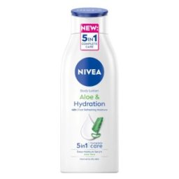 Lotiune de Corp Intens Hidratanta Nivea 5 in 1, Aloe, 400 ml