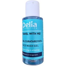 Set 6 x Gel de Curatare Fata Travel Whit Me, Delia 50 ml