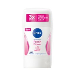 Set 3 x Deodorant Stick pentru Femei, Nivea Fresh Flower, 50 ml