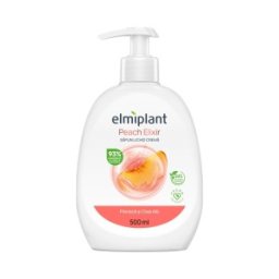 Set 3 x Sapun Lichid Crema Elmiplant, Piersica si Ceai Alb 500 ml