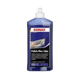 Polish cu Ceara pentru Culoarea Albastra, Polish&Wax Nanopro, 500 ml, Sonax