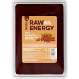 Set 2 x Pasta Pura de Curmale 1 kg Raw Energy, fara Gluten, Bombus