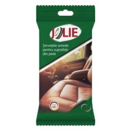 Set 9 x 25 Servetele Umede Auto pentru Suprafete din Piele, Jolie