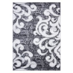 Covor Dreptunghiular, 60 cm x 110 cm, Gri, Model Cappuccino Ramuri