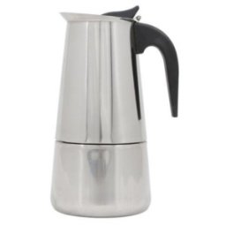 Espressor pentru Aragaz din Inox, Capacitate 4 Cesti, Argintiu, Grunberg GR5180
