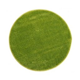 Covor Rotund, 80 x 80 cm, Verde, Model Kolibri