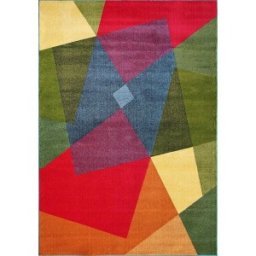 Covor Dreptunghiular, 80 cm x 150 cm, Multicolor, Model Kolibri Forme