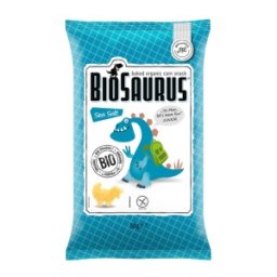 Pufuleti din Porumb si Sare de Mare fara Gluten Eco, Biosaurus, 50 g