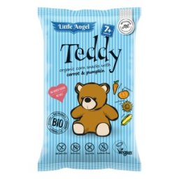 Pufuleti Eco cu Dovleac si Morcov, Teddy, Little Angel, 30 g