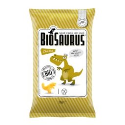 Set 2 x Pufuleti din Porumb si Branza fara Gluten Eco, Biosaurus, 50 g