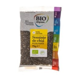 Set 3 x Seminte de Chia Eco, Bio All Green, 75 g