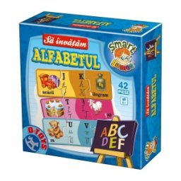 Joc Educativ, D-Toys, Sa Invatam Alfabetul, 42 Piese