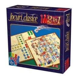 Colectie 2 Jocuri Educative Clasice, D-Toys, Ludo si Sus-Jos
