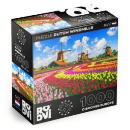 Puzzle 1000 Piese Roovi, Mori de Vant, Olanda