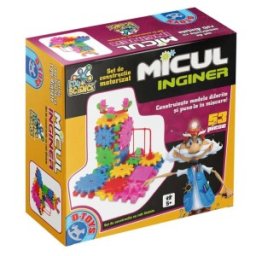 Joc de Constructie Motorizat, D-Toys Micul Inginer 53 Piese