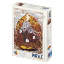 Puzzle 1000 Piese D-Toys, Printesa Toamnei de Kurti Andrea