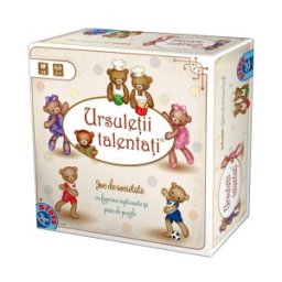 Joc de Societate, D-Toys, Ursuletii Talentati, cu Figurine