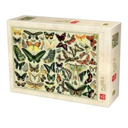 Puzzle 1000 Piese pentru Adulti, Deico, Enciclopedia, Fluturi