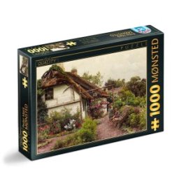 Puzzle 1000 Piese D-Toys, Peder Mork Monsted, Children in the Flower Garden