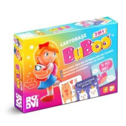 Joc Educativ, Roovi, Cartonase Buboo 3 in 1, pentru Fetite