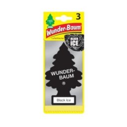 Set 4 x 3 Odorizante Auto Black Ice, Wunder-Baum