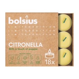 Set 2 x Lumanari Parfumate Pastile Bolsius, Citronella