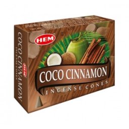 Set 9 x Conuri Parfumate, Cocos si Scortisoara
