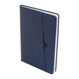 Agenda A5, Spree, 112 File, Efect Piele, Buzunar pentru Telefon, Suport Pix, Bleumarin