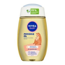 Ulei de Masaj pentru Copii, Nivea Baby, cu Ulei de Migdale si Vitamina E, 200 ml