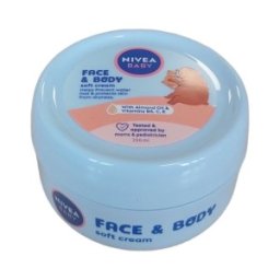 Set 2 x Crema Delicata pentru Fata si Corp, Nivea Baby, 200 ml
