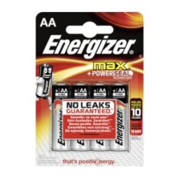 Set 3 x 4 Baterii Alcaline, R6, Energizer, Max