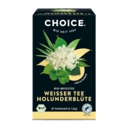 Ceai Alb Bio, Yogi Tea, cu Flori de Soc, 20 Plicuri x 1.8 g