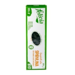 Spaghete Bio, Felicia, din Faina de Orez Integral si Spirulina, 250 g
