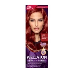 Vopsea de Par Permanenta Wella Wellaton, 6/45 Rosu Pasional, 110 ml