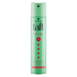 Set 3 x Fixativ Taft Volume Mega Strong Hold pentru Fixare Puternica, Formula Vegana, 250 ml