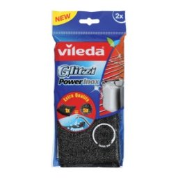 Set 3 x 2 Burete de Vase Spiralat Vileda Power Inox