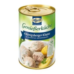 Set 2 x Chiftele din Carne de Porc in Sos Picant de Capere, 400 g, Keunecke