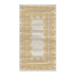 Covor Dreptunghiular, 80 x 150 cm, Auriu / Gri, Iris Model Oriental 28029/101
