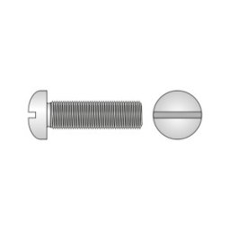 Set 250 x Surub Cap Bombat Crestat 85 Otel Gr.4.8 Zincat-M6 x 12