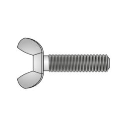 Set 20 x Surub Fluture DIN 316 Inox A2 -M6 x 40