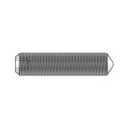 Set 25 x Stift Filetat Locas Inbus Varf 914 Inox A2 -M6 x 45