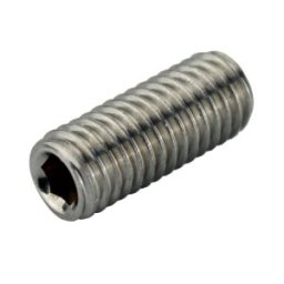 Set 50 x Stift Filetat Locas Inbus Con Interior 916 Inox A2 -M6 x 45