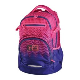 Ghiozdan Apollo Hexa Roz-Mov, 26 l, 41 x 31 x 21 cm, Statovac