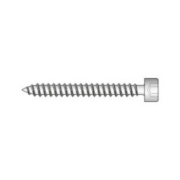 Set 100 x Surub Pentru Tabla Cap Cilindric Inbus Inox A2-4.8 X 32