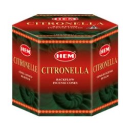 Set 2 x 40 Conuri Parfumate Backflow, Citronella