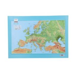 Set 2 x Harta Europei, A3, Plastic 3 D, Statovac