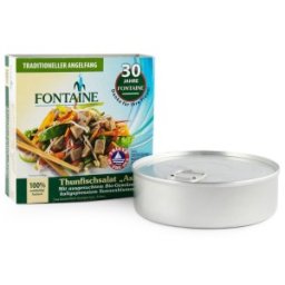 Set 2 x Salata de Ton Asia cu Legume Bio si Ulei de Floarea Soarelui Presat la Rece, Fontaine, 200 g