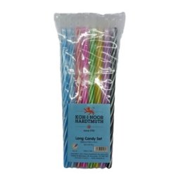 Set 3 x 8 Pixuri de Unica Folosinta, Colorate Atractiv, Albastre, 1 mm