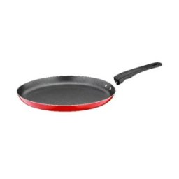 Set 2 x Tigaie din Aluminiu, cu Invelis Antiaderent, Rosie, 25 cm, Papilla