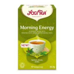 Ceai Bio Morning Energy, 17 Pliculete x 2,1 g, Yogi Tea, 35,7 g